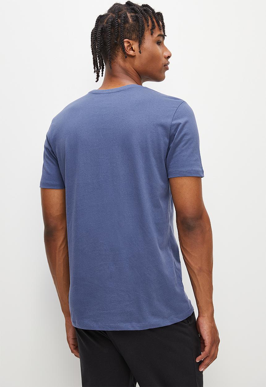 STYLE REPUBLIC - Slogan sleep tee night time - blue
