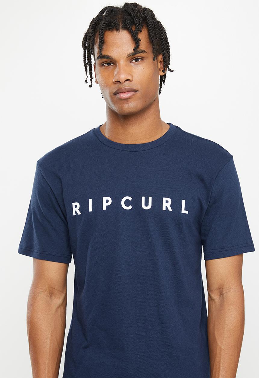 Rip Curl - Italics tee - navy