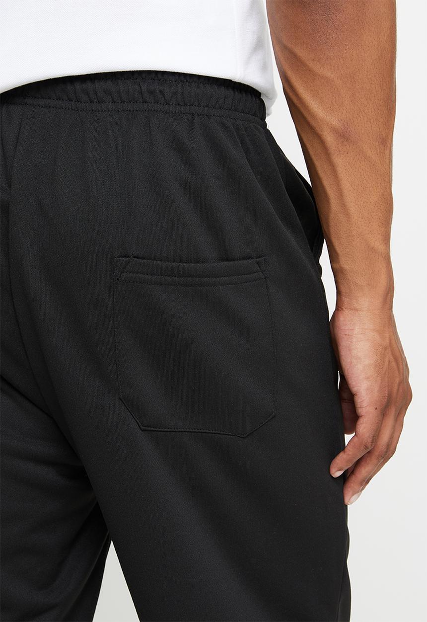 basicthread - Basicthread elastic cuff regular sweatpants - black