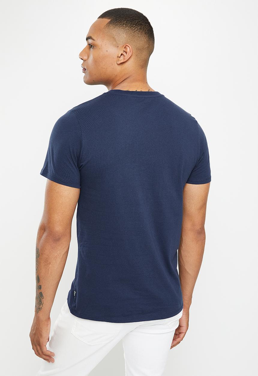 GUESS - Short sleeve guess la embossed tee - new navy