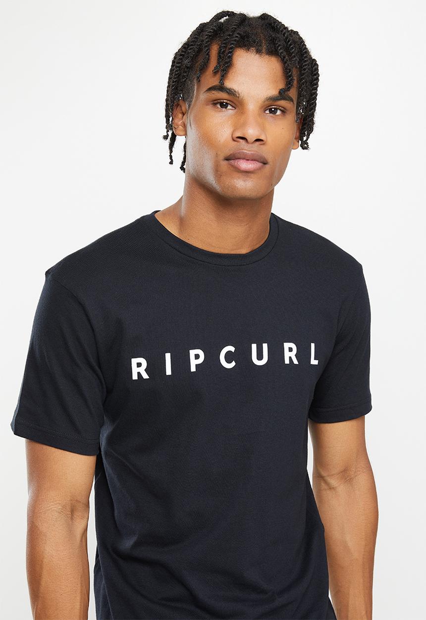 Rip Curl - Italics tee - black