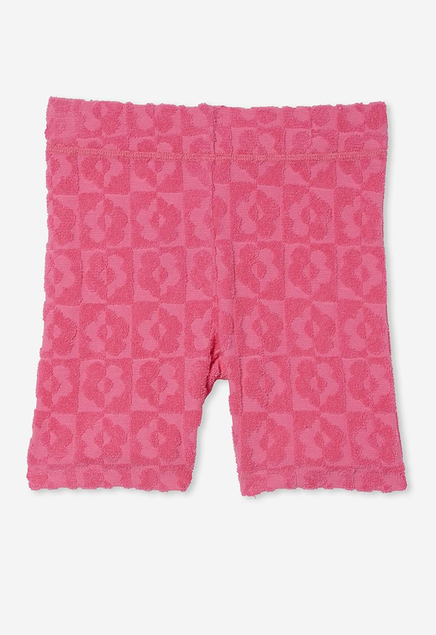 Cotton On - Hailey bike short - pink pop/geo floral