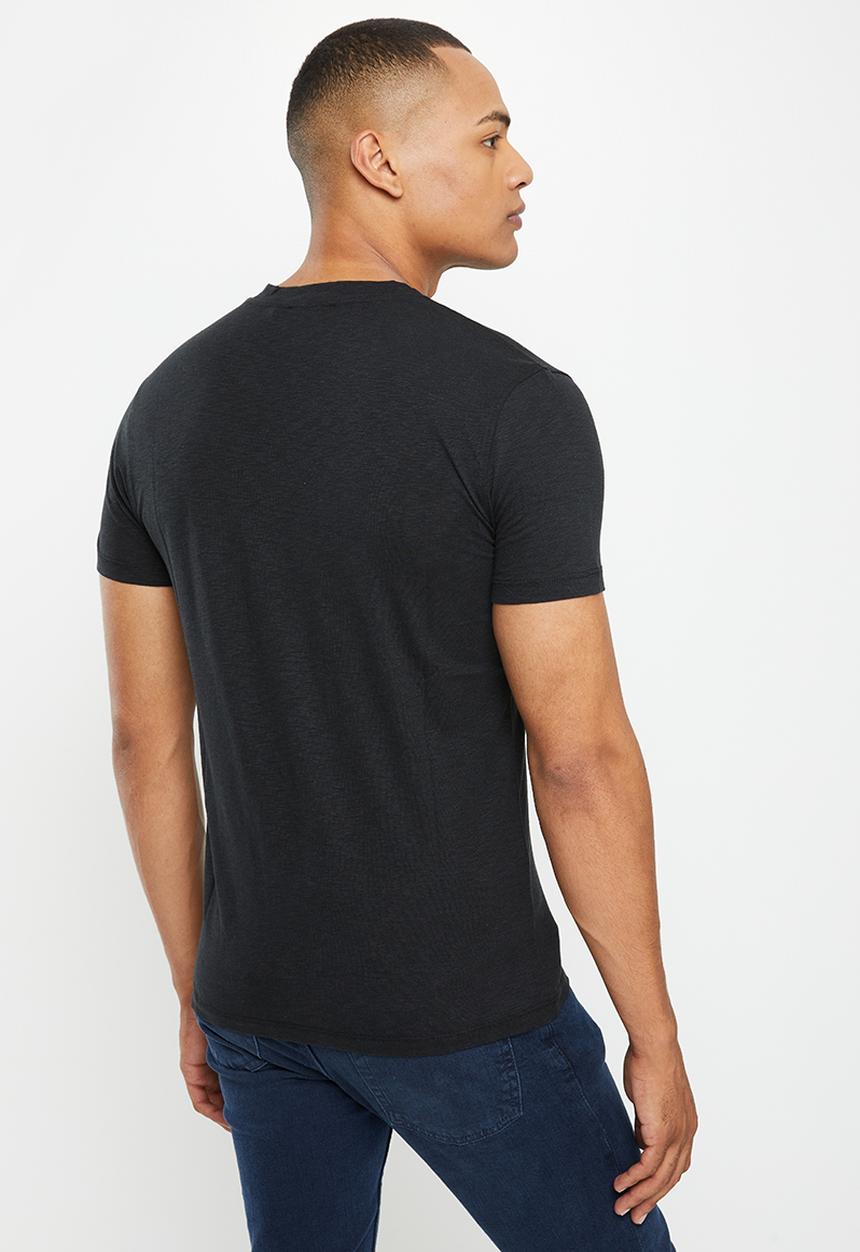 Superdry. - Pocket v neck - black