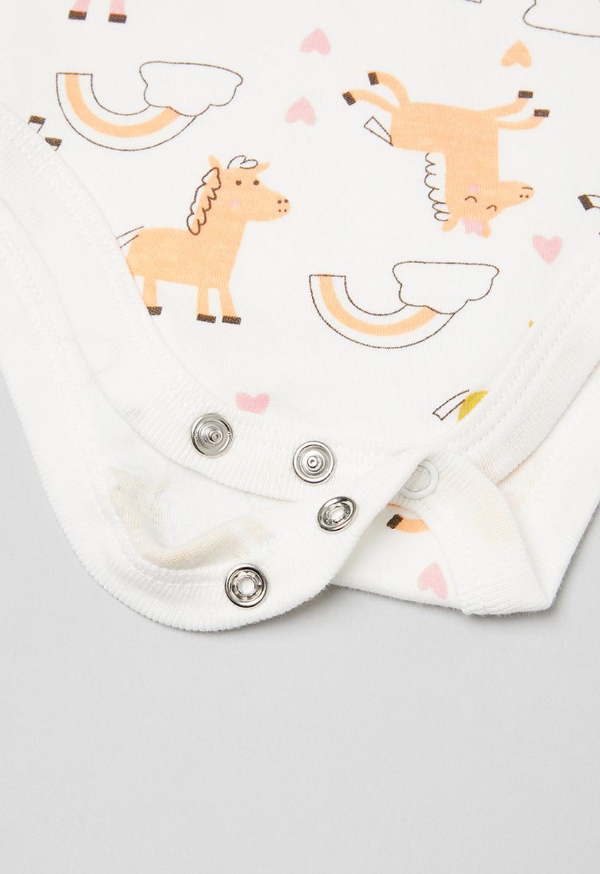 Pop Candy - Baby ls printed babygrow - multi