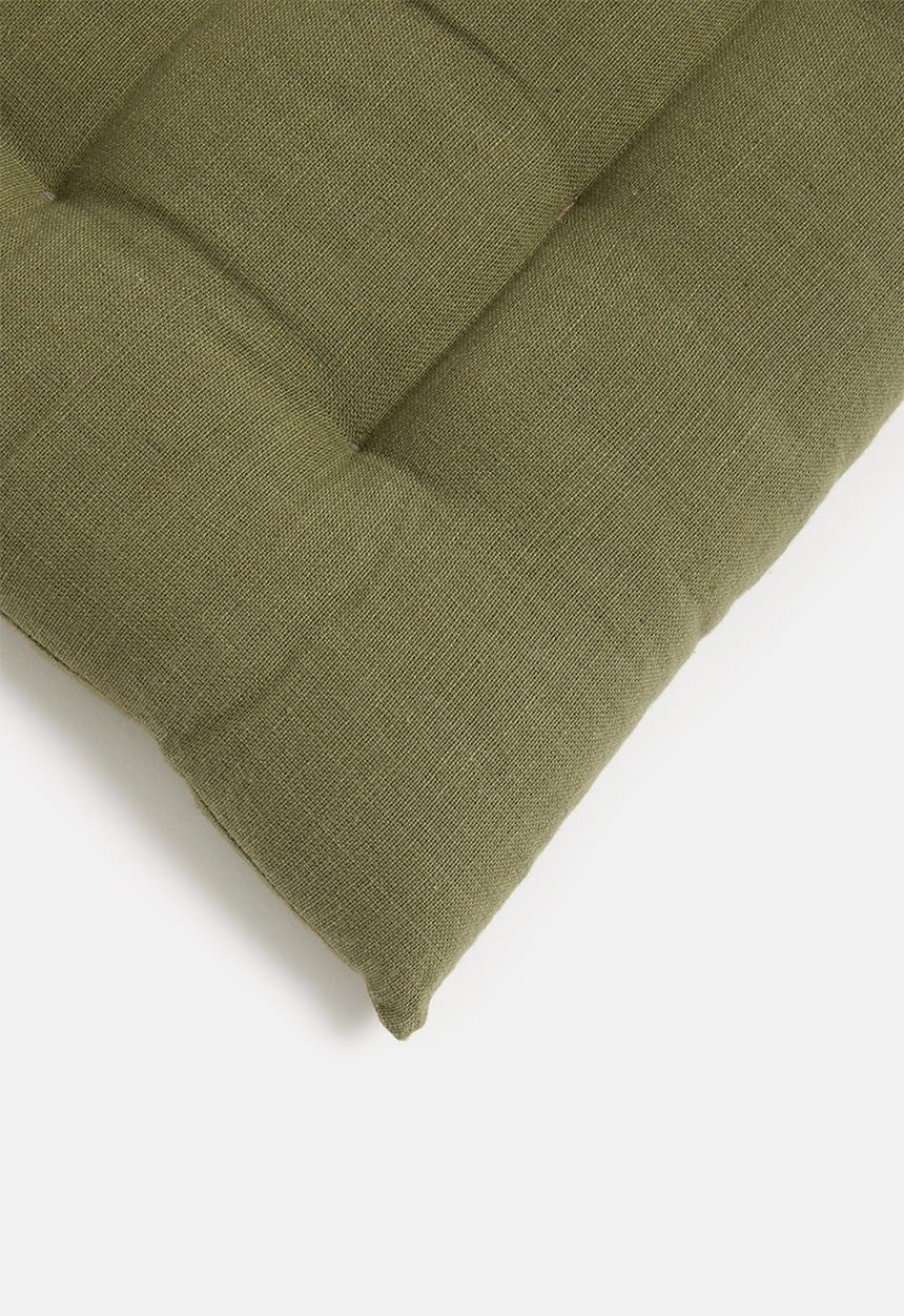 H&S - Set of 2 chair pad - olive