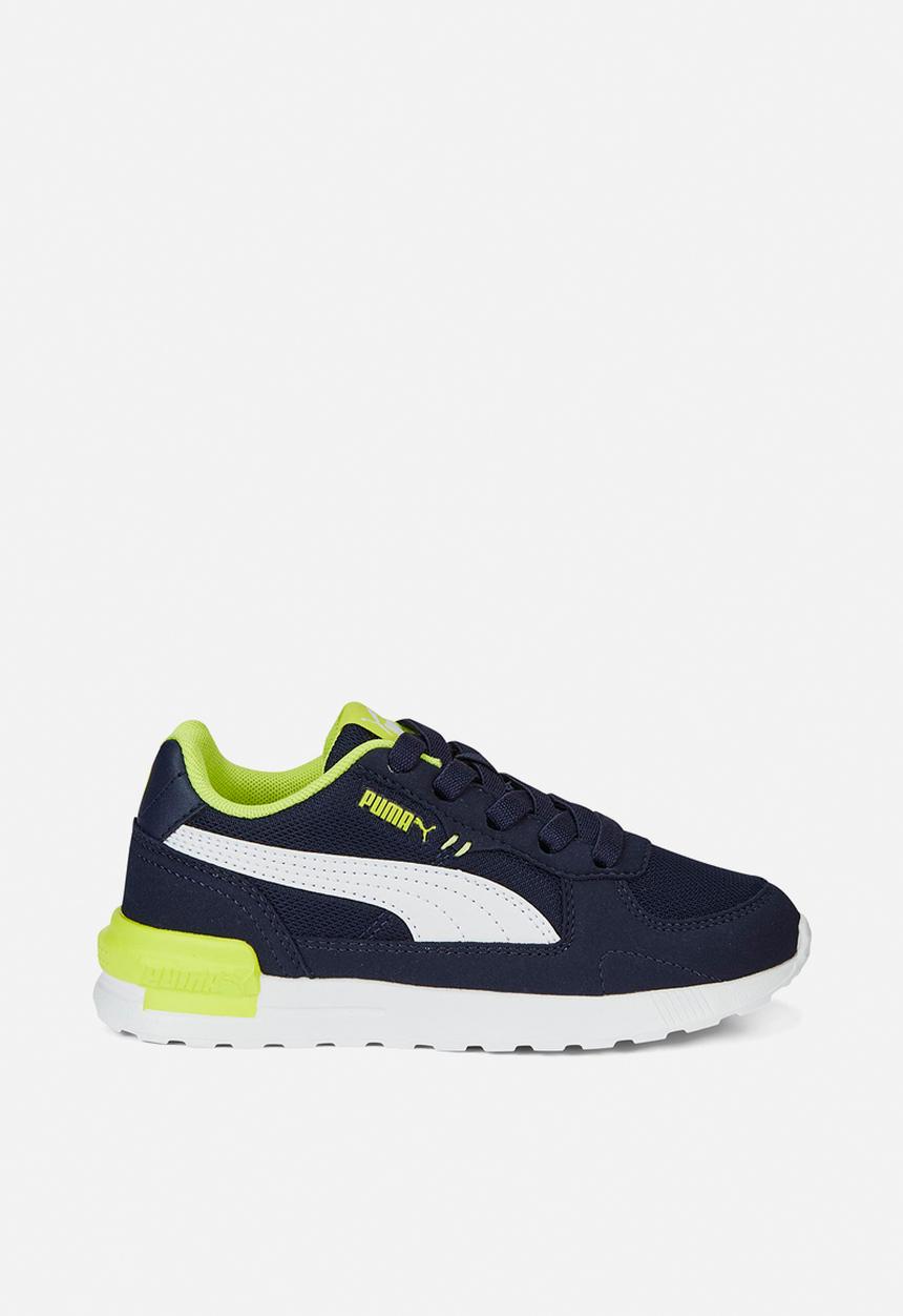 PUMA - Graviton ac ps - peacoat- puma white-light lime