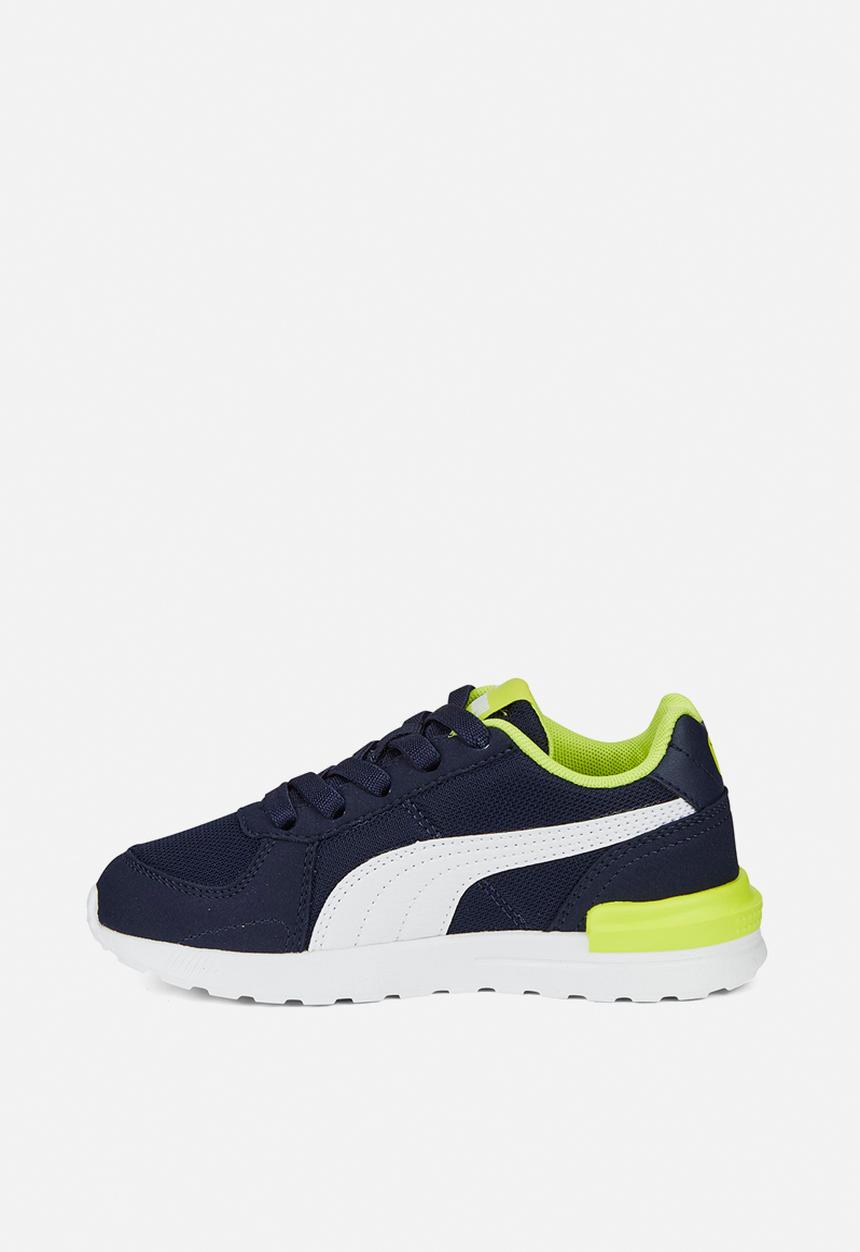 PUMA - Graviton ac ps - peacoat- puma white-light lime