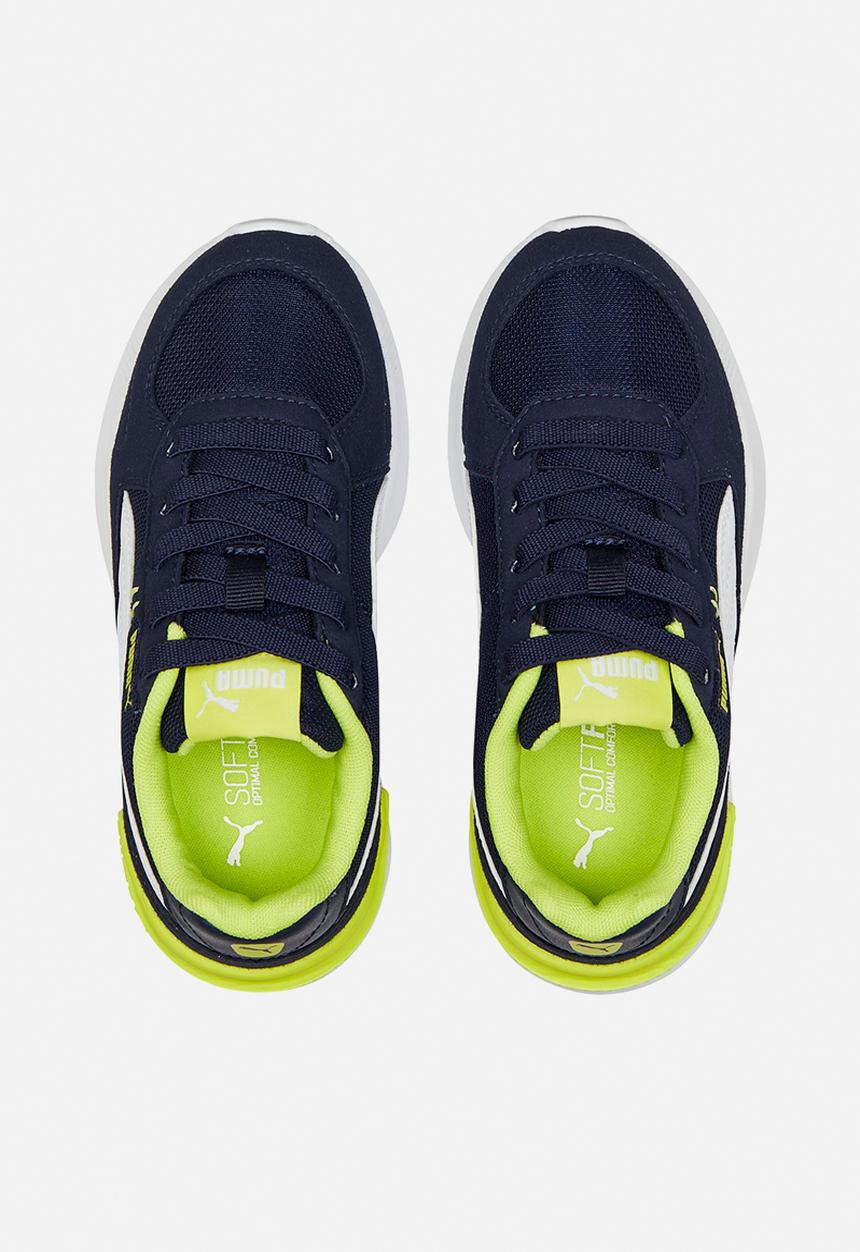 PUMA - Graviton ac ps - peacoat- puma white-light lime