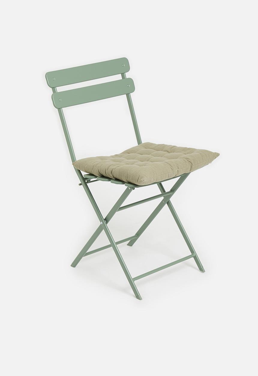 H&S - Set of 2 chair pad - stone