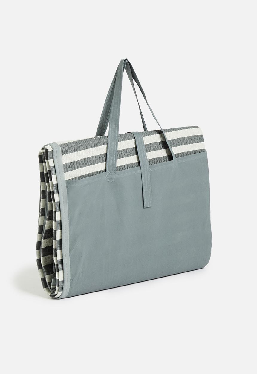 H&S - Foldable picnic mat - blue stripes