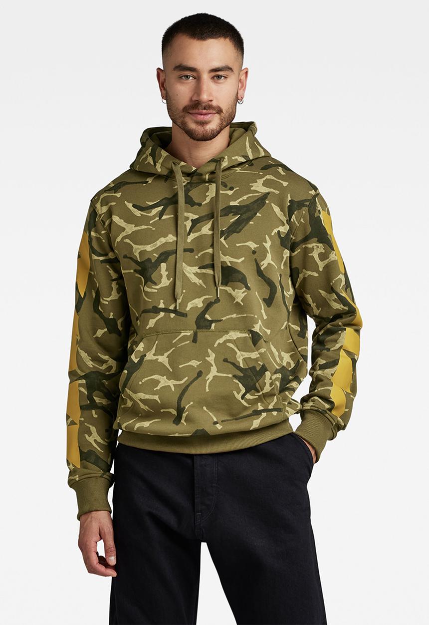 G-STAR - 6 Aop camo - wild olive camo paint