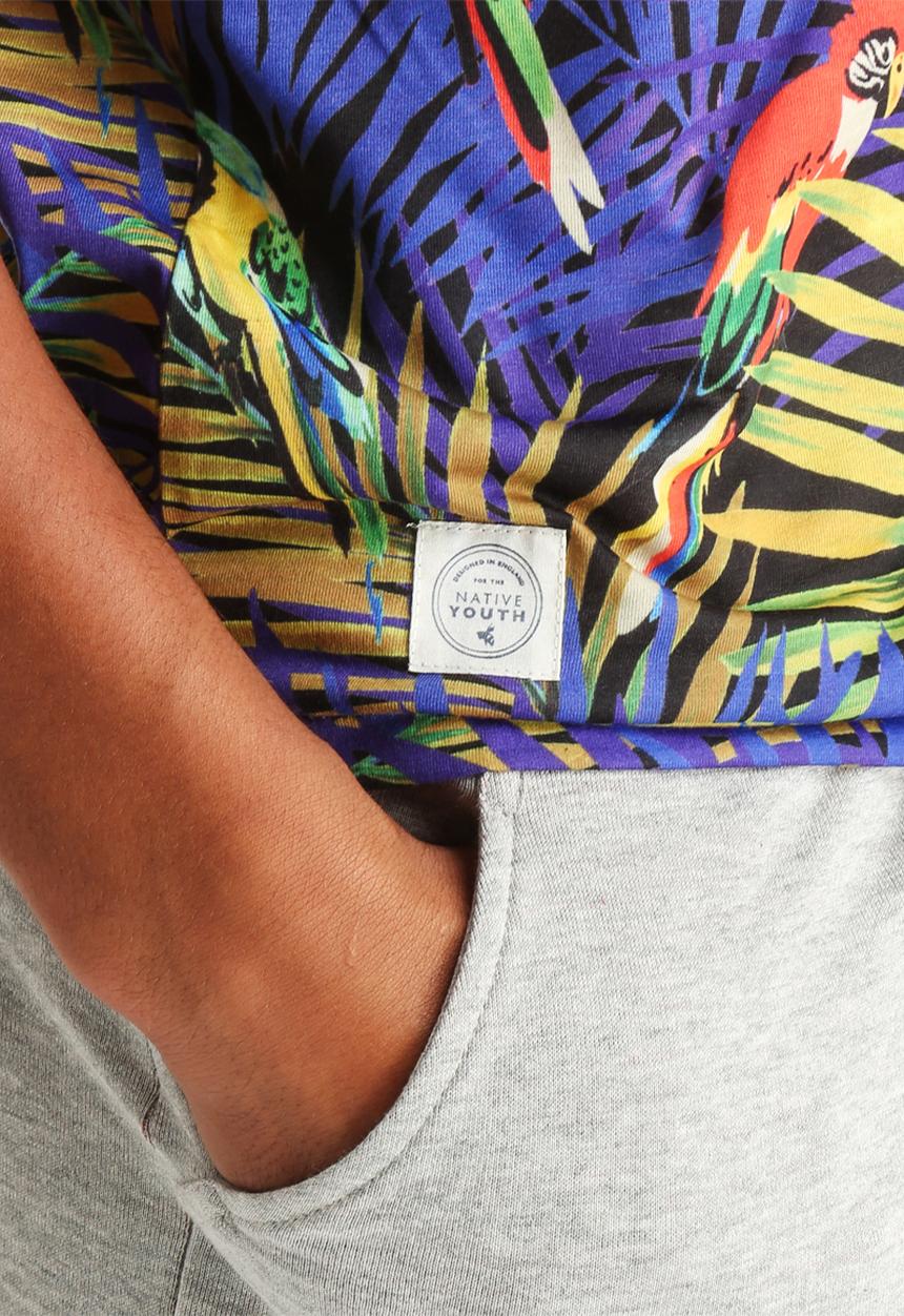 Native Youth - Parrot Print Vest
