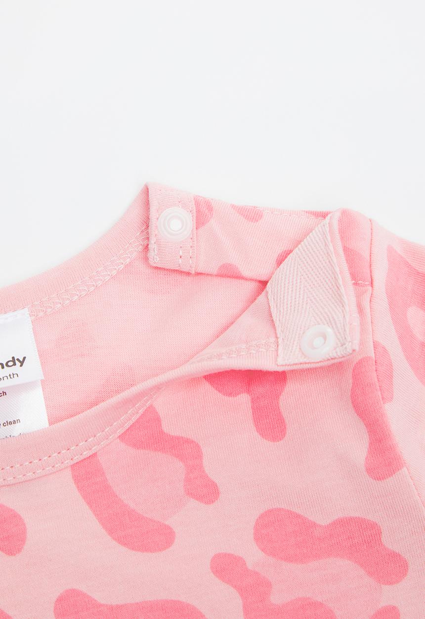 Pop Candy - Printed babygrow - pink