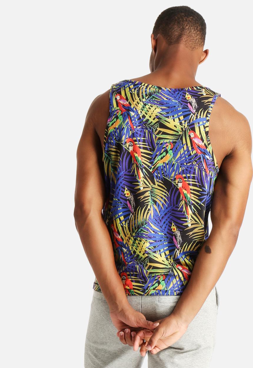 Native Youth - Parrot Print Vest