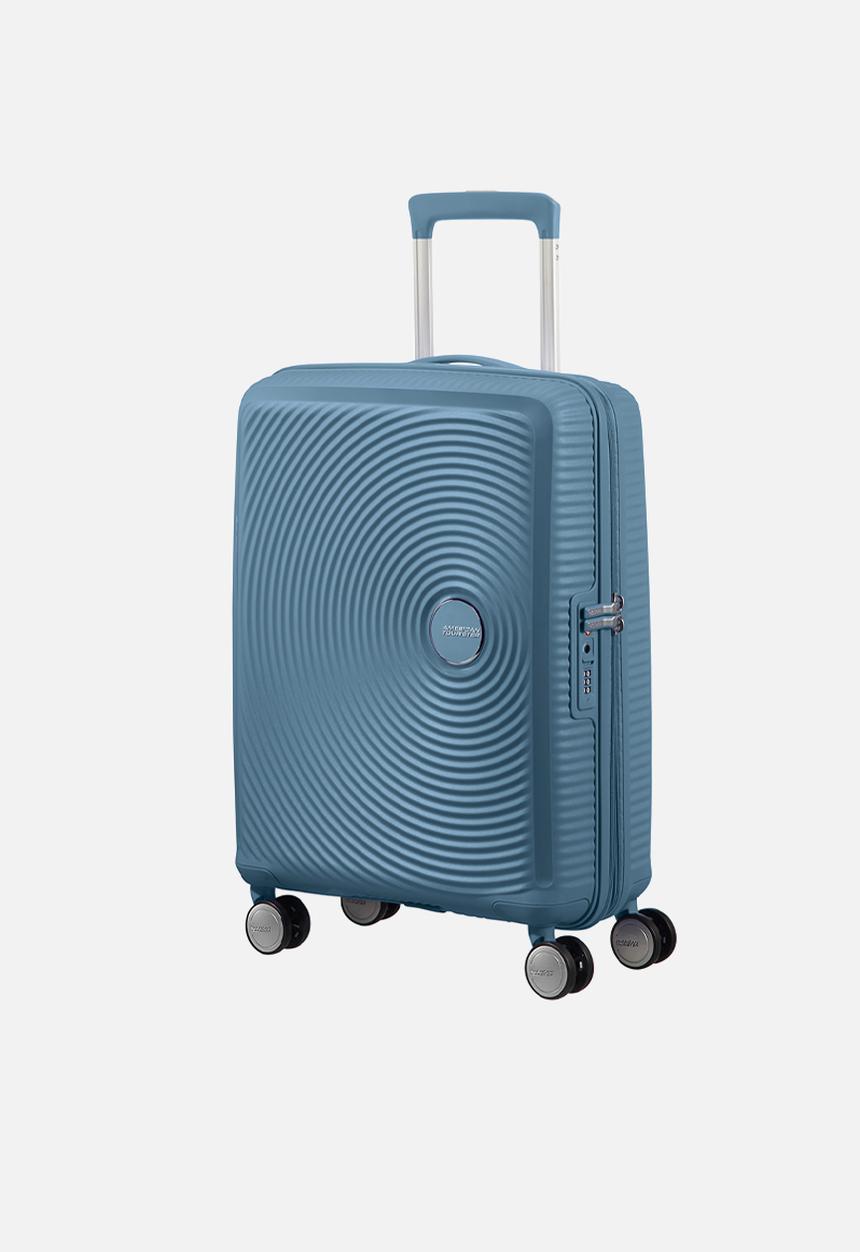 American Tourister - At soundbox spinner 55cm tsa exp - stone blue