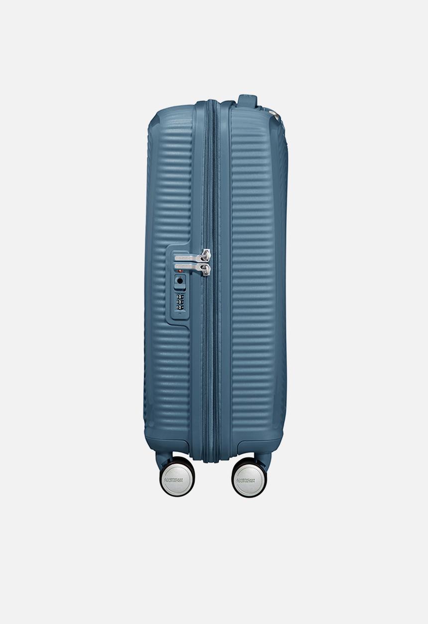American Tourister - At soundbox spinner 55cm tsa exp - stone blue