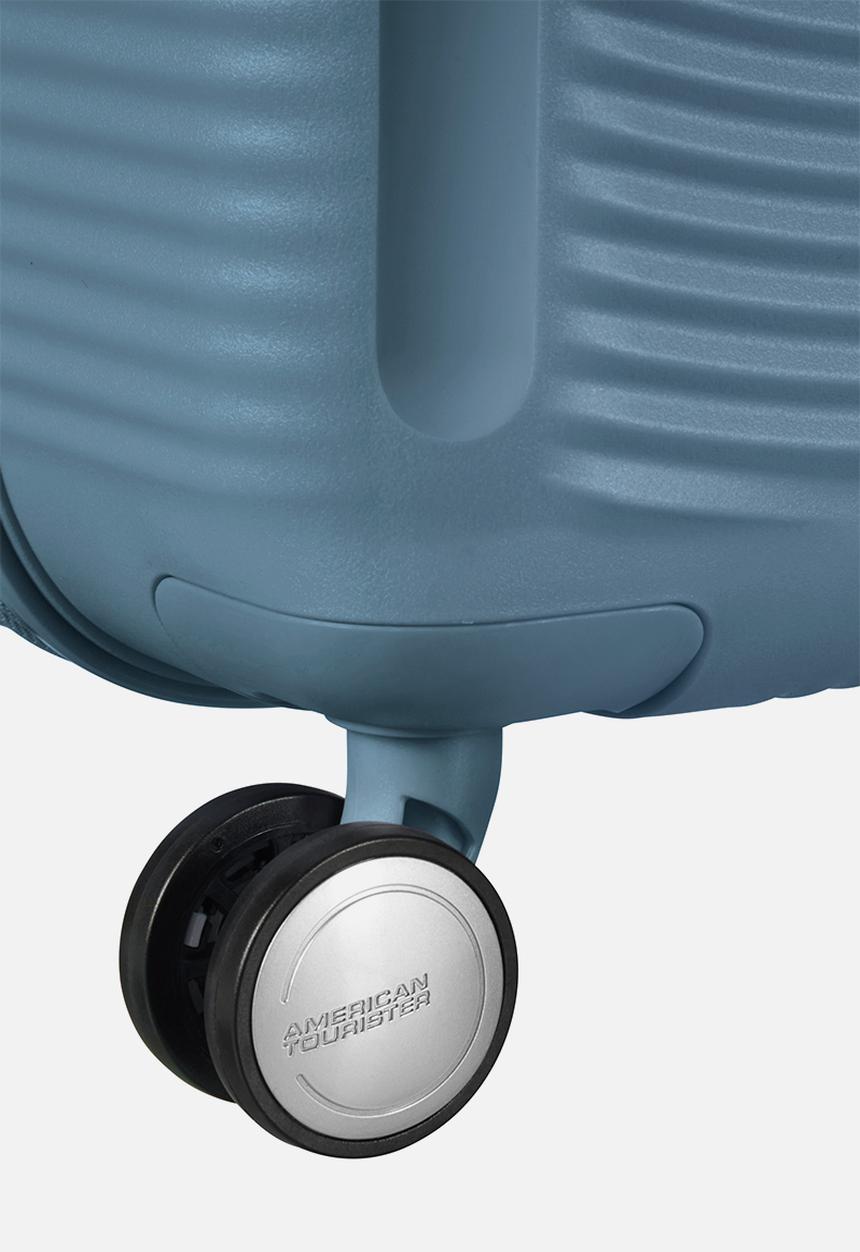 American Tourister - At soundbox spinner 55cm tsa exp - stone blue