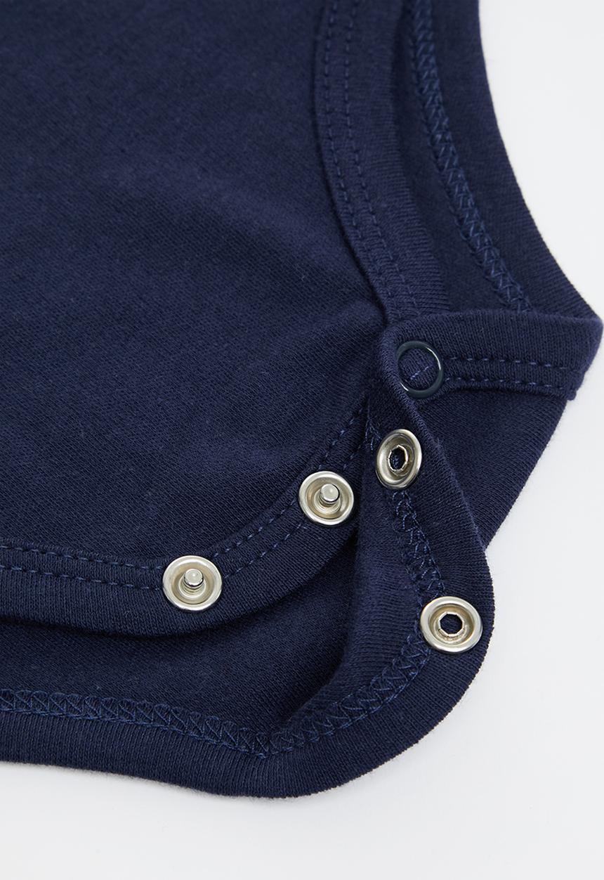 Pop Candy - Baby boys golfer babygrow - navy
