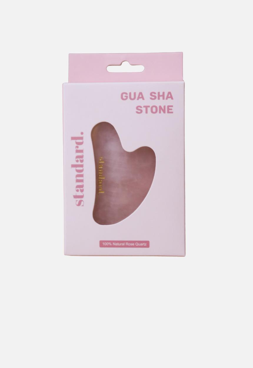 Standard Beauty - Gua Sha 100% Rose Quartz - Facial Massager