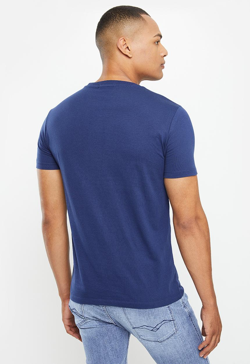 Replay - Replay basic jersey T-shirt - steel blue