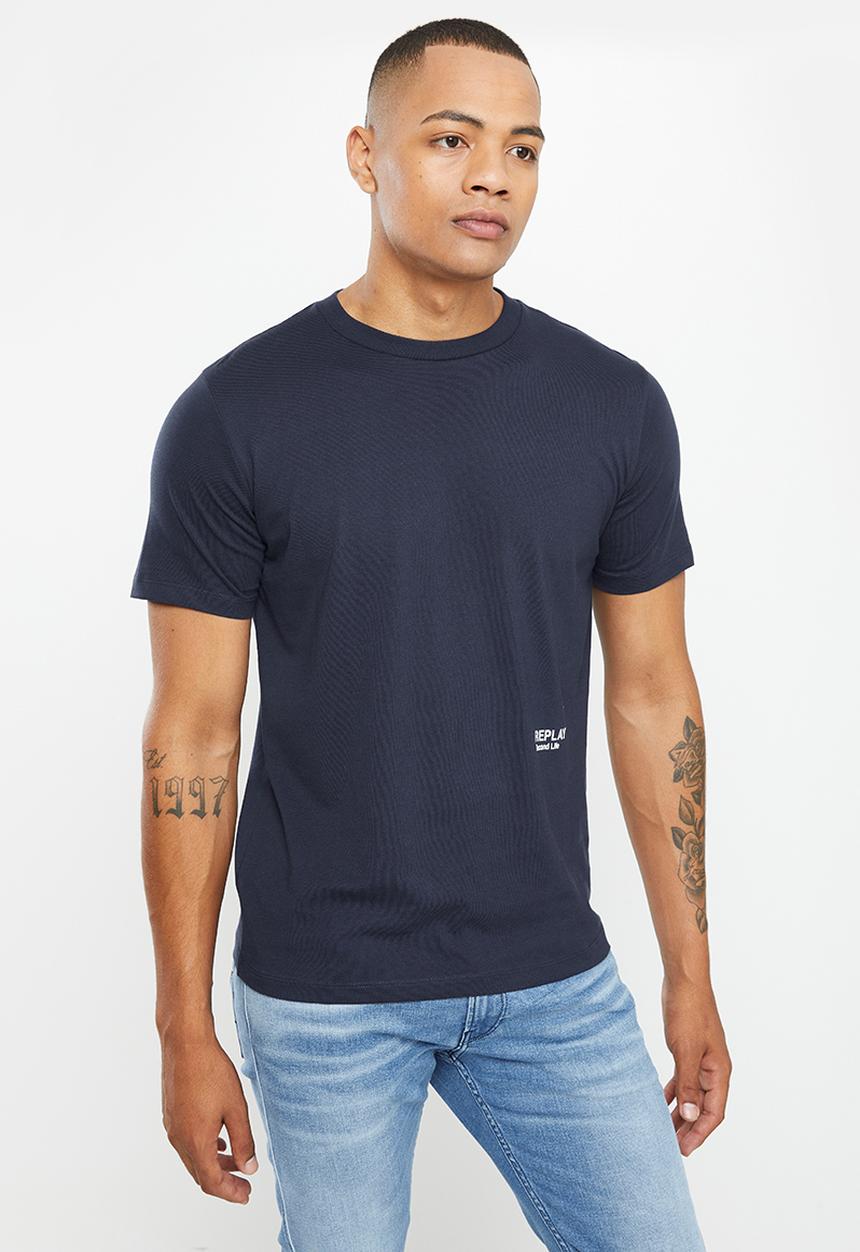 Replay - Replay dyed T-shirt - blue