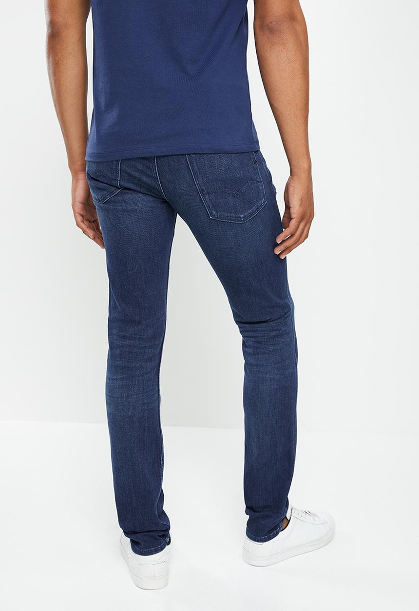 Replay - Replay slim fit anbass jeans - dark blue