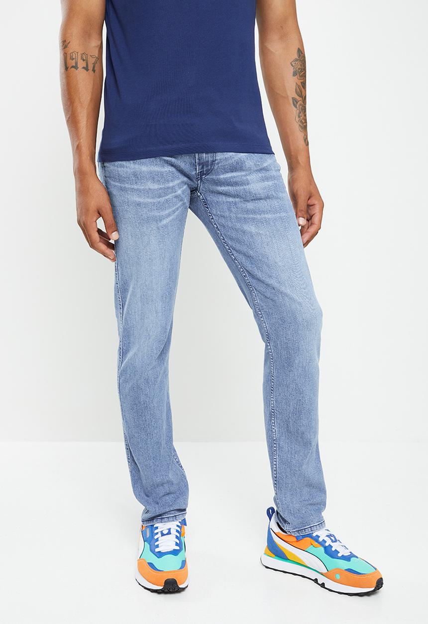 Replay - Replay slim fit anbass 573 bio jeans - light blue