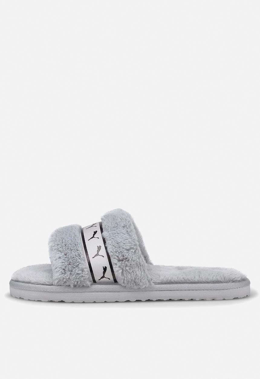 PUMA - Puma fluff remix metallic - harbor mist-puma black