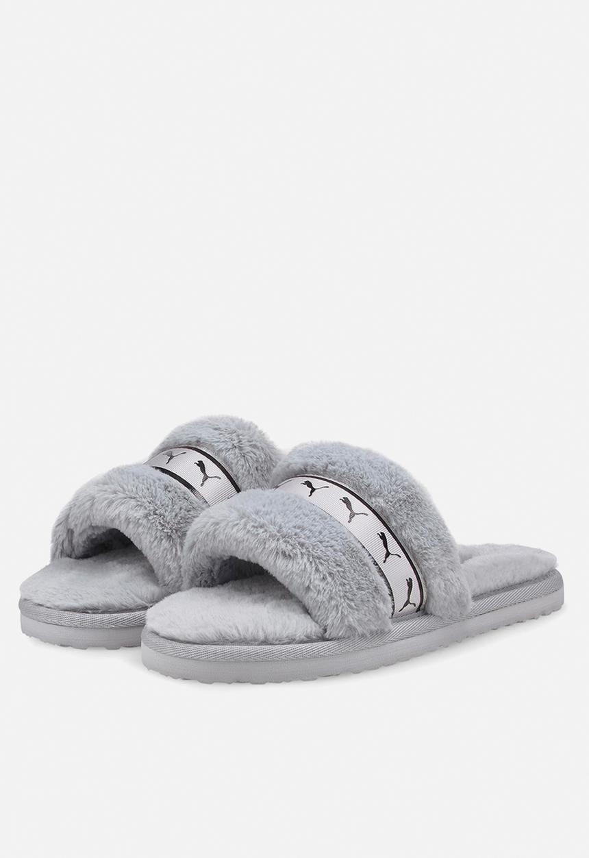 PUMA - Puma fluff remix metallic - harbor mist-puma black