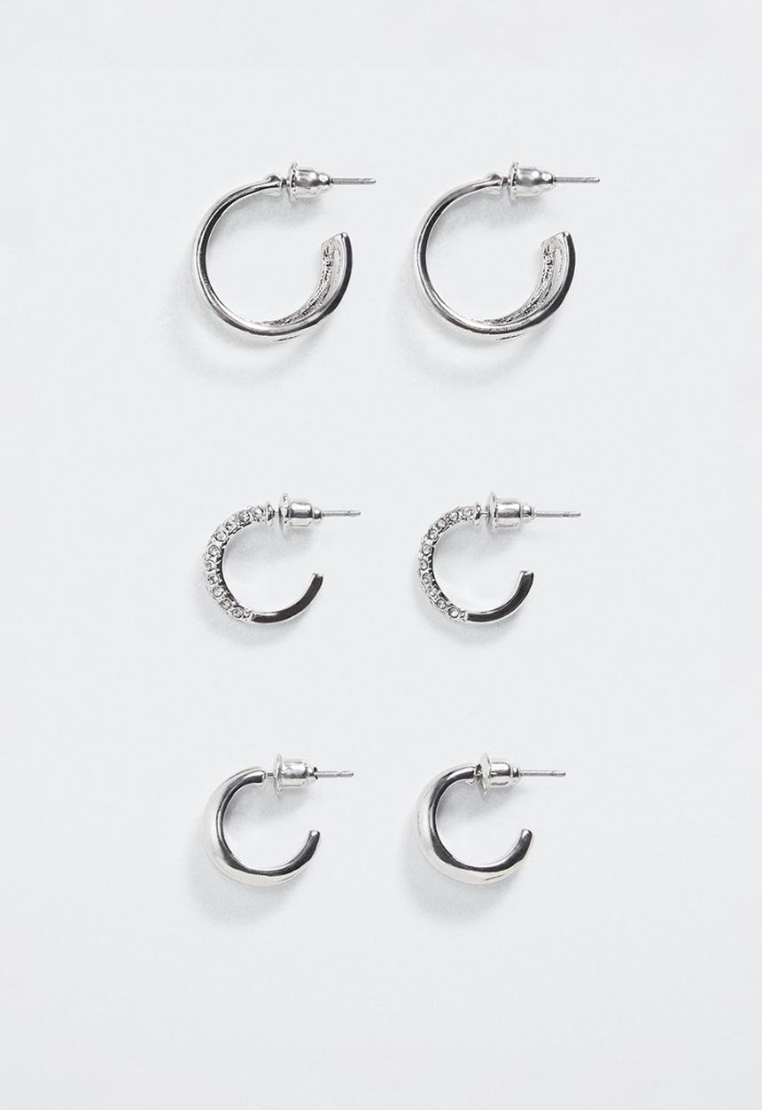 MANGO - Earrings huelva - silver