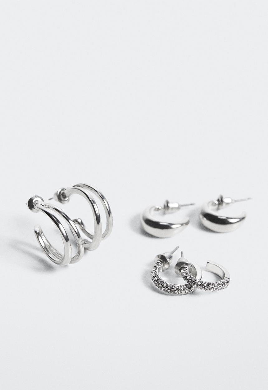 MANGO - Earrings huelva - silver