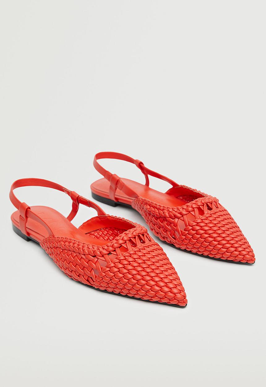 MANGO - France slingback - bright red