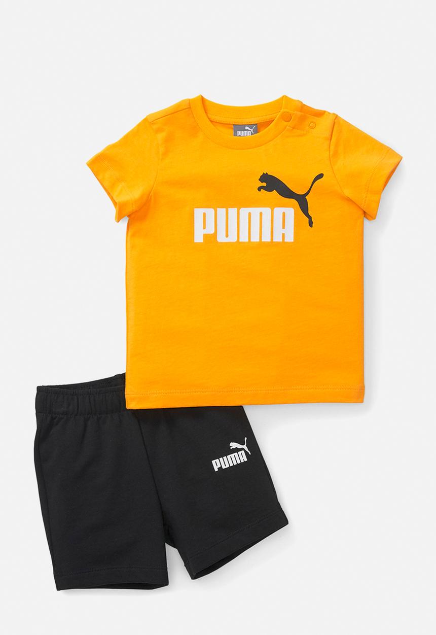 PUMA - Minicats tee & shorts set - tangerine