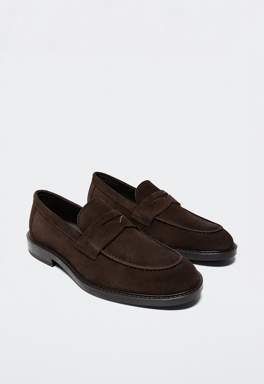 MANGO - Shoes estoril1 - dark brown