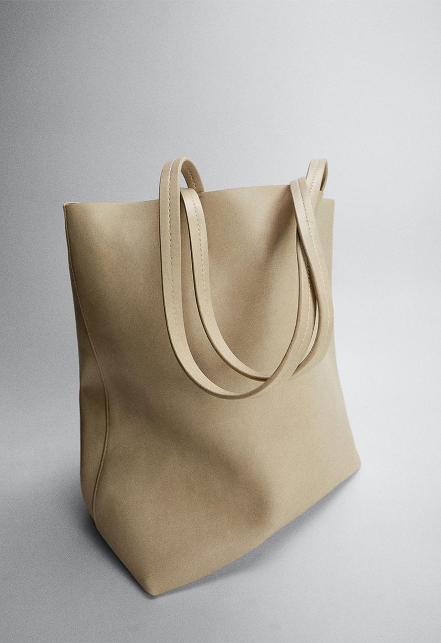 MANGO - Bag rainbow - off white
