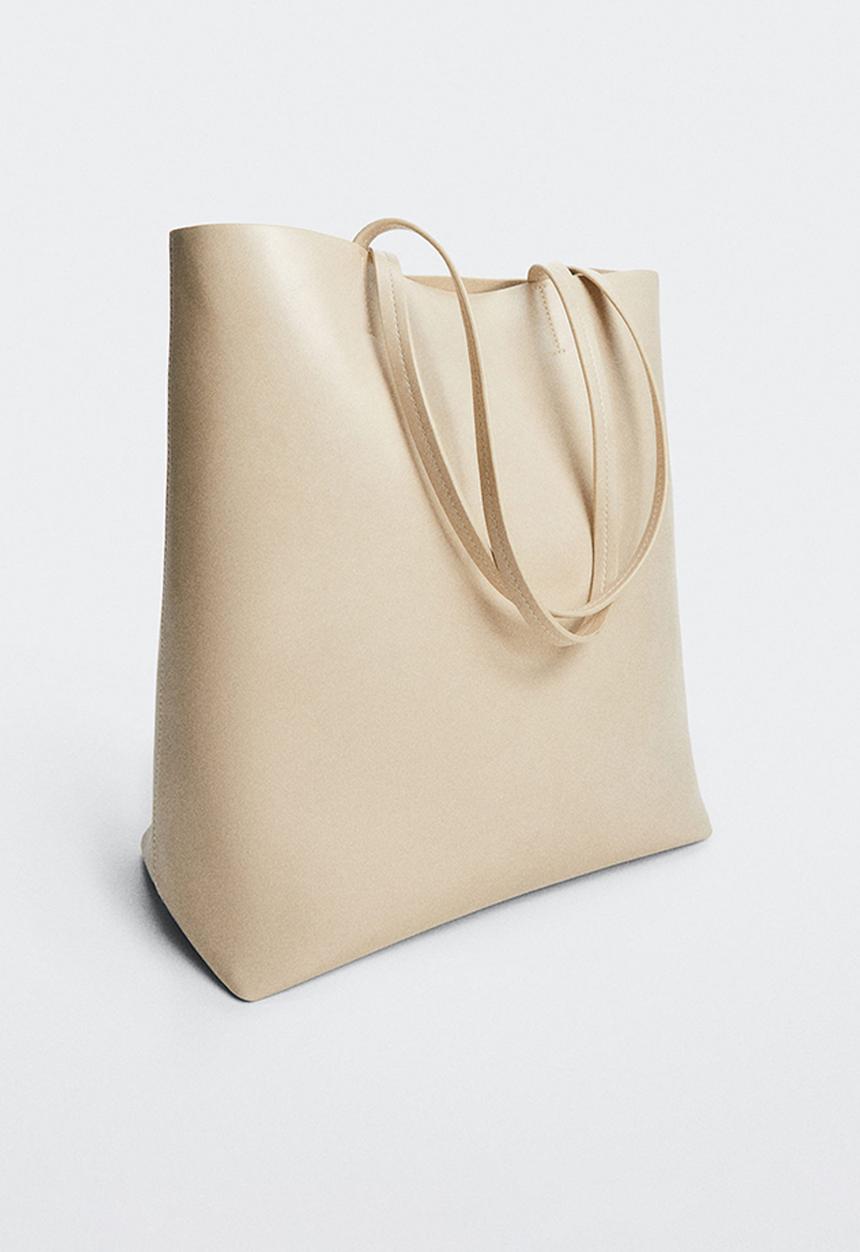 MANGO - Bag rainbow - off white
