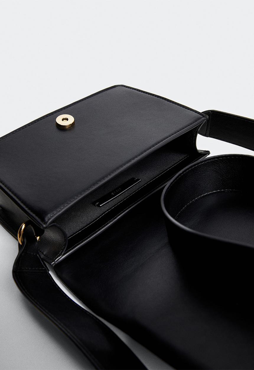 MANGO - Bag mch mies - black