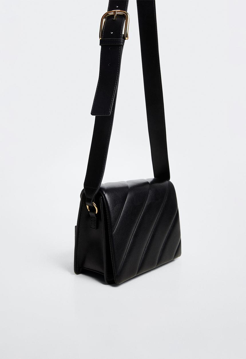 MANGO - Bag mch mies - black