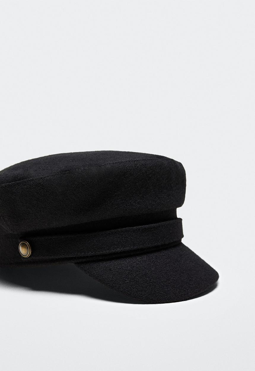 MANGO - Cap baker1 - black