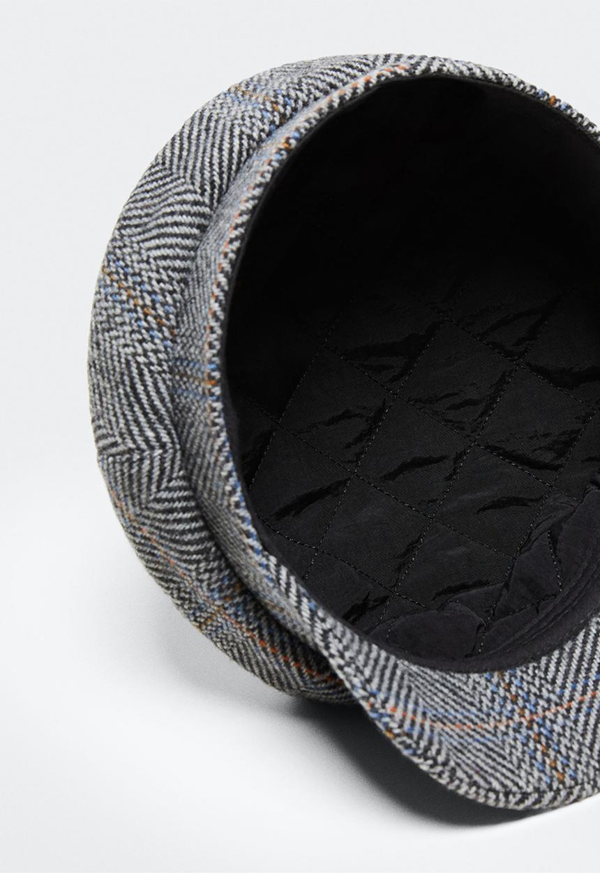 MANGO - Cap bakery - medium heather grey