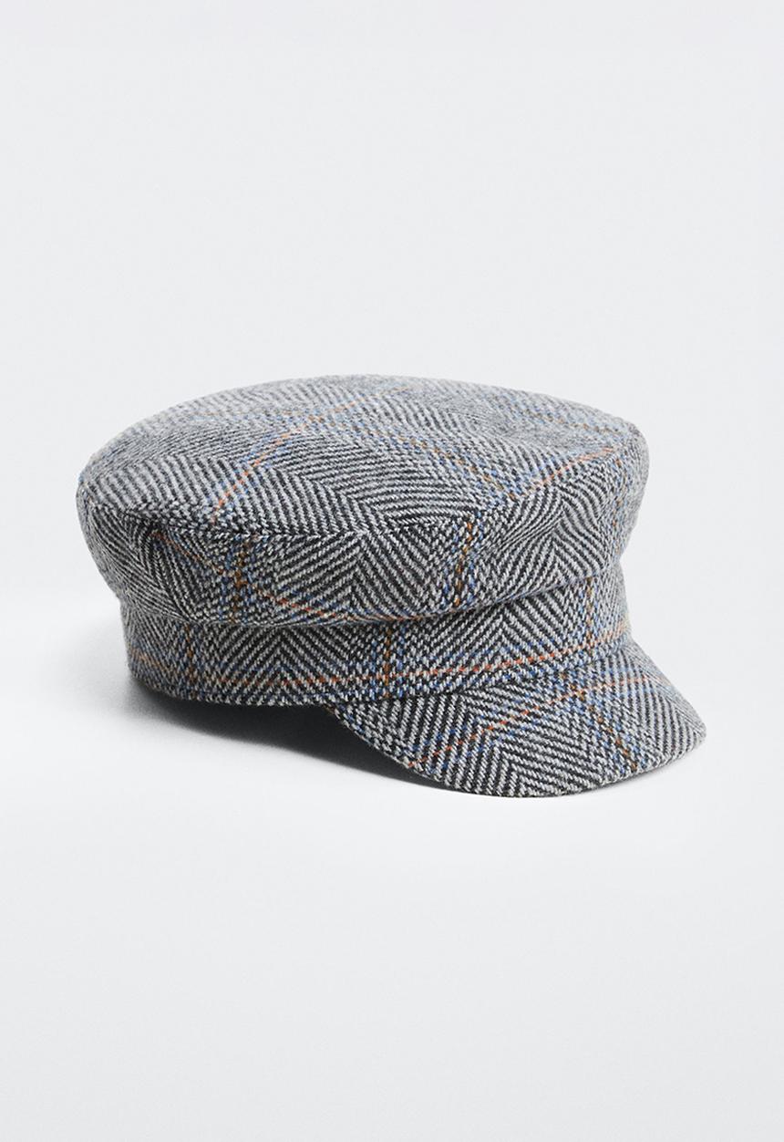 MANGO - Cap bakery - medium heather grey