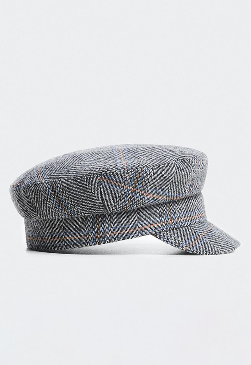 MANGO - Cap bakery - medium heather grey