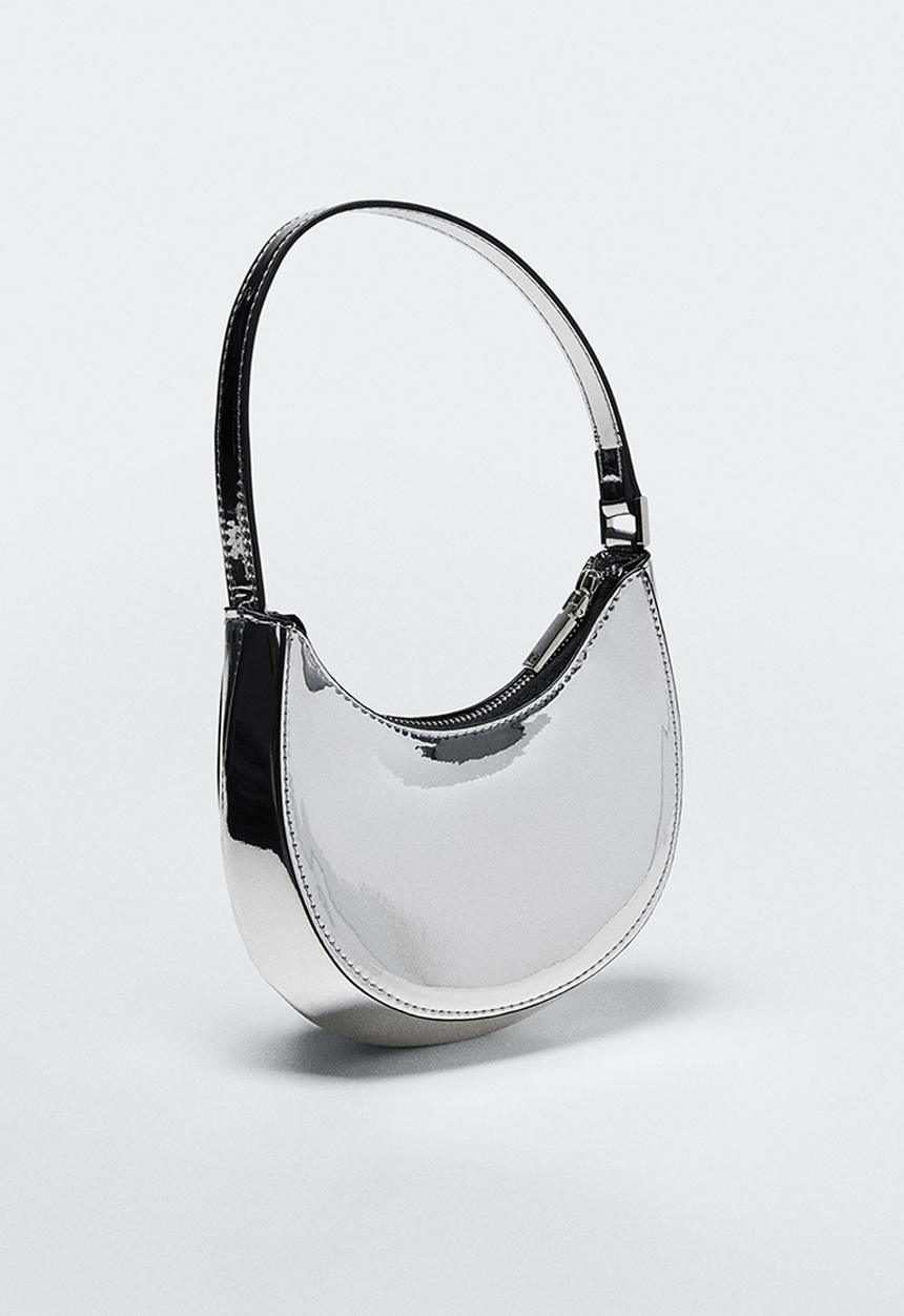 MANGO - Bagi round - silver