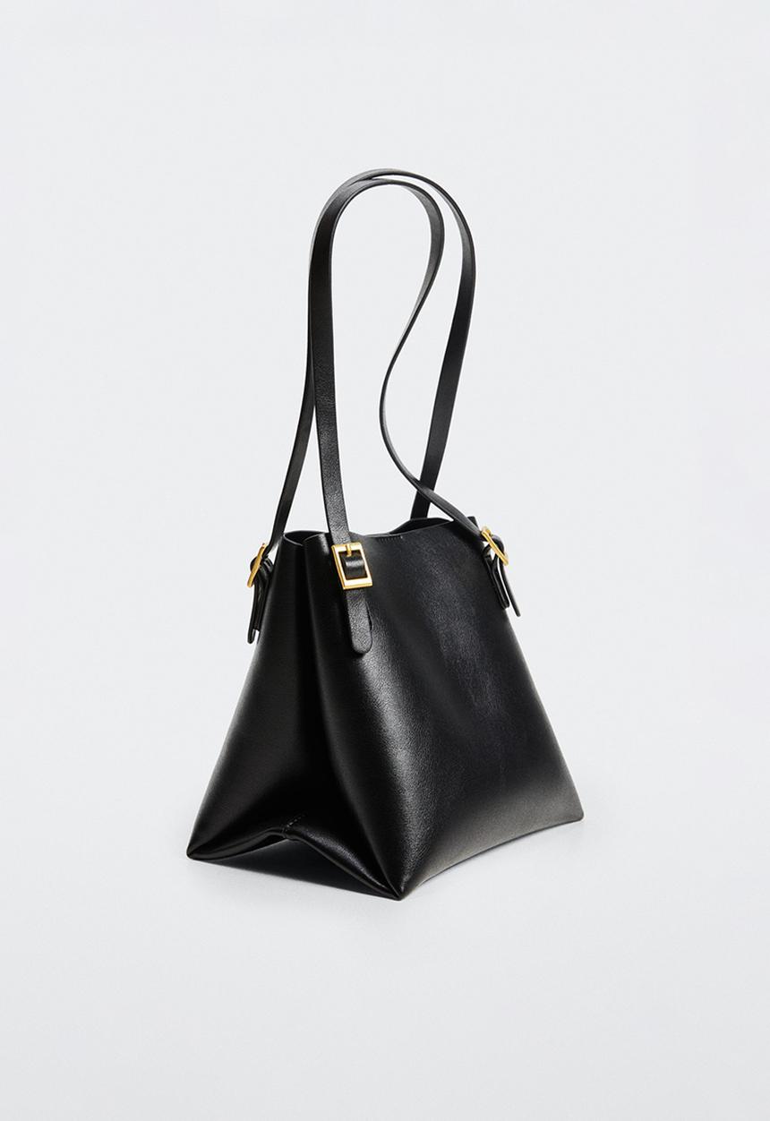MANGO - Bag mchbox - black
