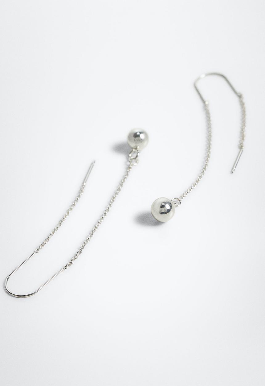 MANGO - Earrings fiorela - silver