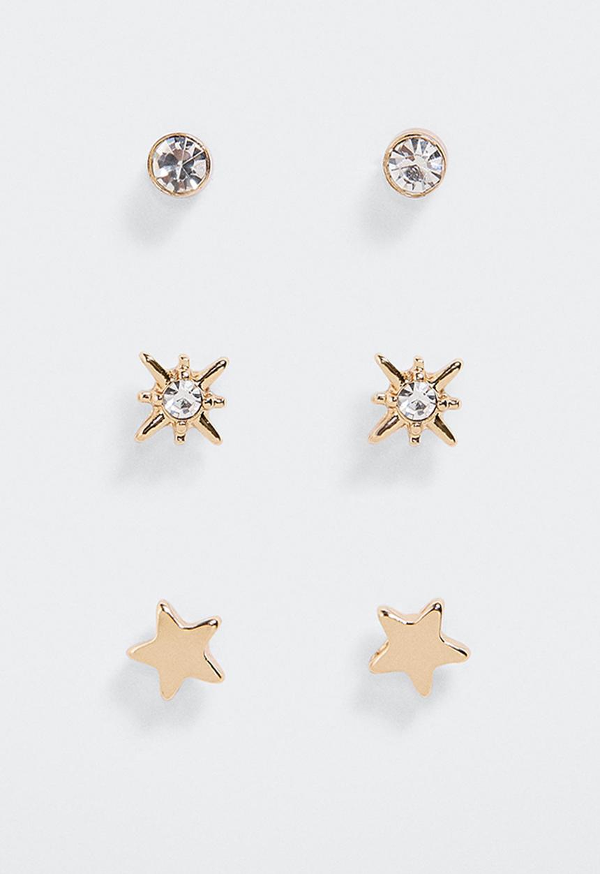MANGO - Earrings castell - gold