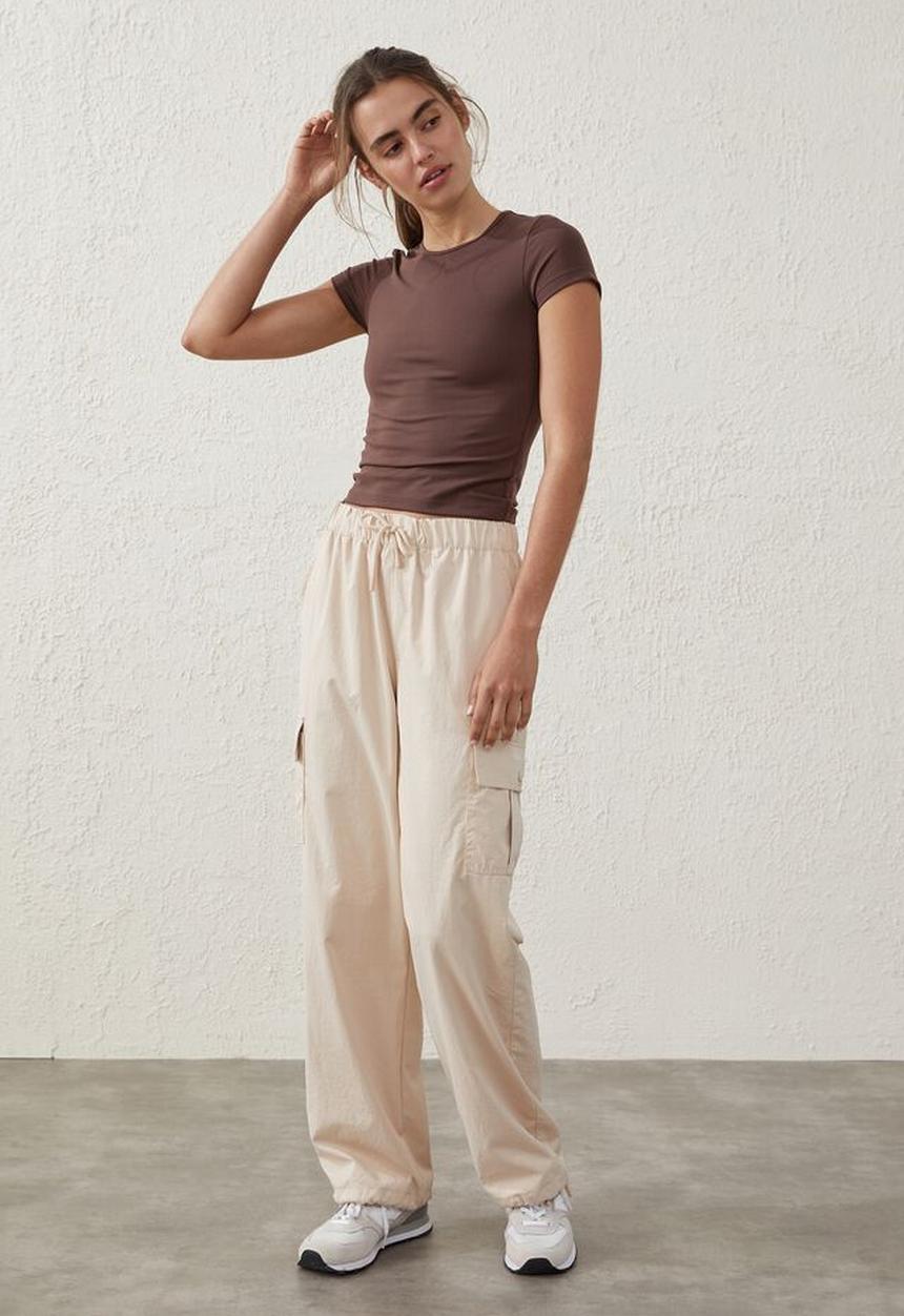 Cotton On - Ultra soft fitted tshirt - cedar brown
