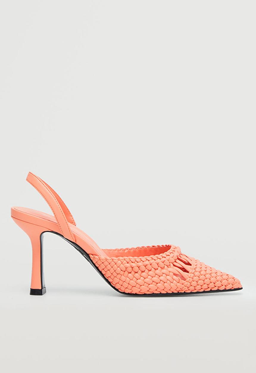 MANGO - Paris stiletto heel - pastel orange