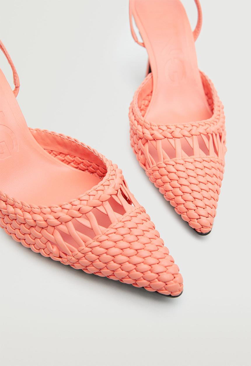 MANGO - Paris stiletto heel - pastel orange