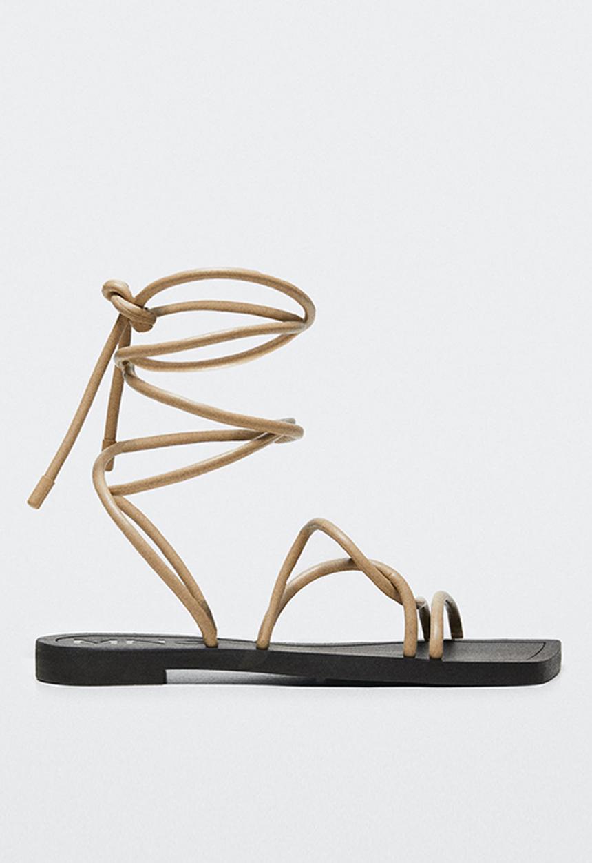 MANGO - Paula strappy sandal - beige